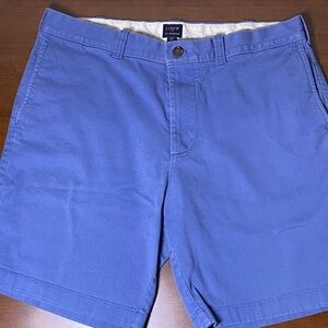 J. Crew Men's Classic Blue Flat Front Shorts